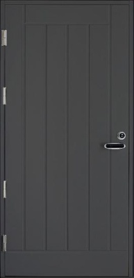  Дверь входная Kaski UO1 Thermo, тёмно-серая, M10x21, Левая