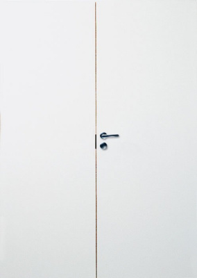 Ответная часть белой гладкой двери SWEDOOR by Jeld-Wen Easy 201 7х21