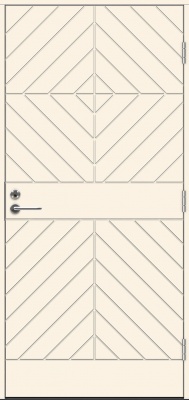  Теплая входная дверь SWEDOOR by Jeld-Wen Classic Grieg Eco, M10x21, Правая