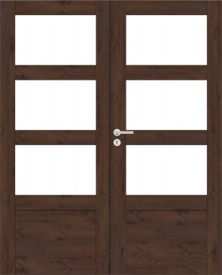 Дверь SWEDOOR by Jeld-Wen Unique rustic 343, двустворчатая