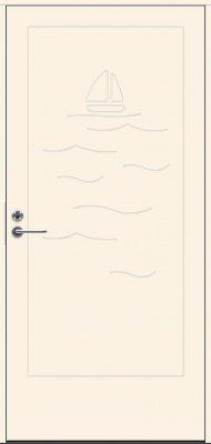  Теплая входная дверь SWEDOOR by Jeld-Wen Character Ponto Eco, М10x21, Правая